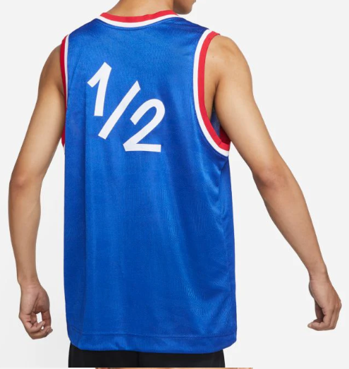 Niebieska koszulka męska Nike Lil Penny Dri-FIT DA5991-480 XL tył z naszywkami