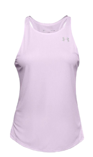 Fioletowy damski top Under Armour Speed Stride 1342871570 SM przód z logo
