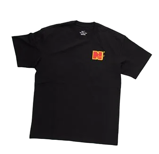 Czarny męski T-shirt Nike Basketball Max 90 DZ2683010 L przód z logo