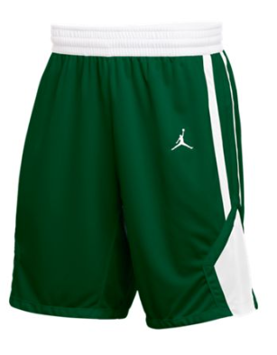 Zielone spodenki męskie Nike Air Jordan Dri-FIT M przód