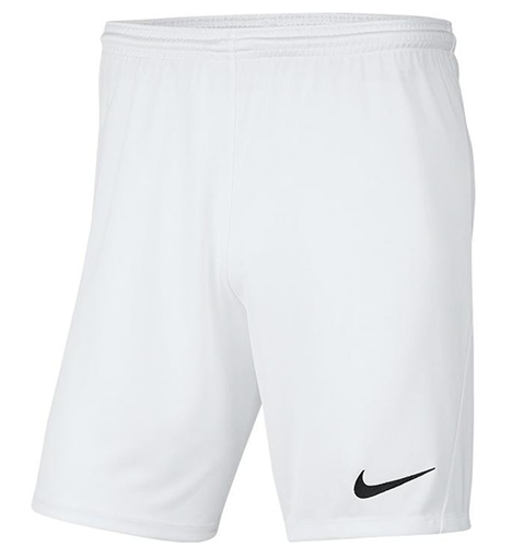 Białe spodenki męskie Nike Dry Park III Slim Fit XL bok
