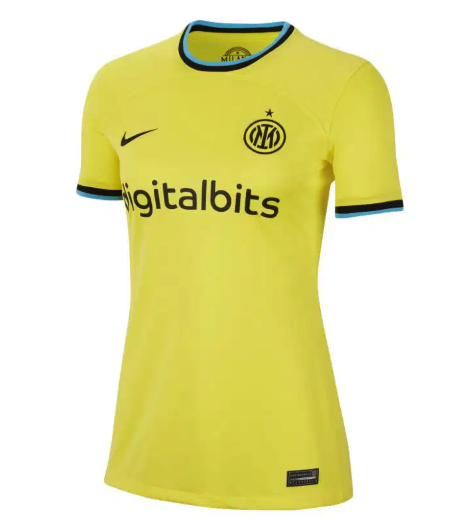 Koszulka damska Nike Inter Mediolan 2022/23 żółta XS przód