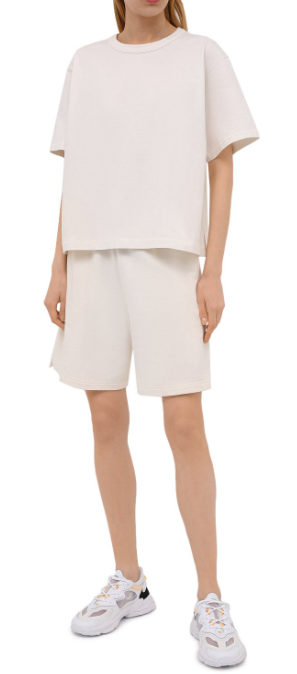 Beżowa koszulka Calvin Klein K20K203539 XL - detal