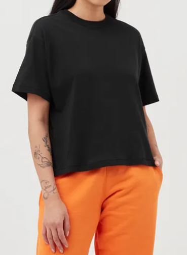 Czarne koszulki Calvin Klein 0040105WAE XS pakiet 3szt - detal