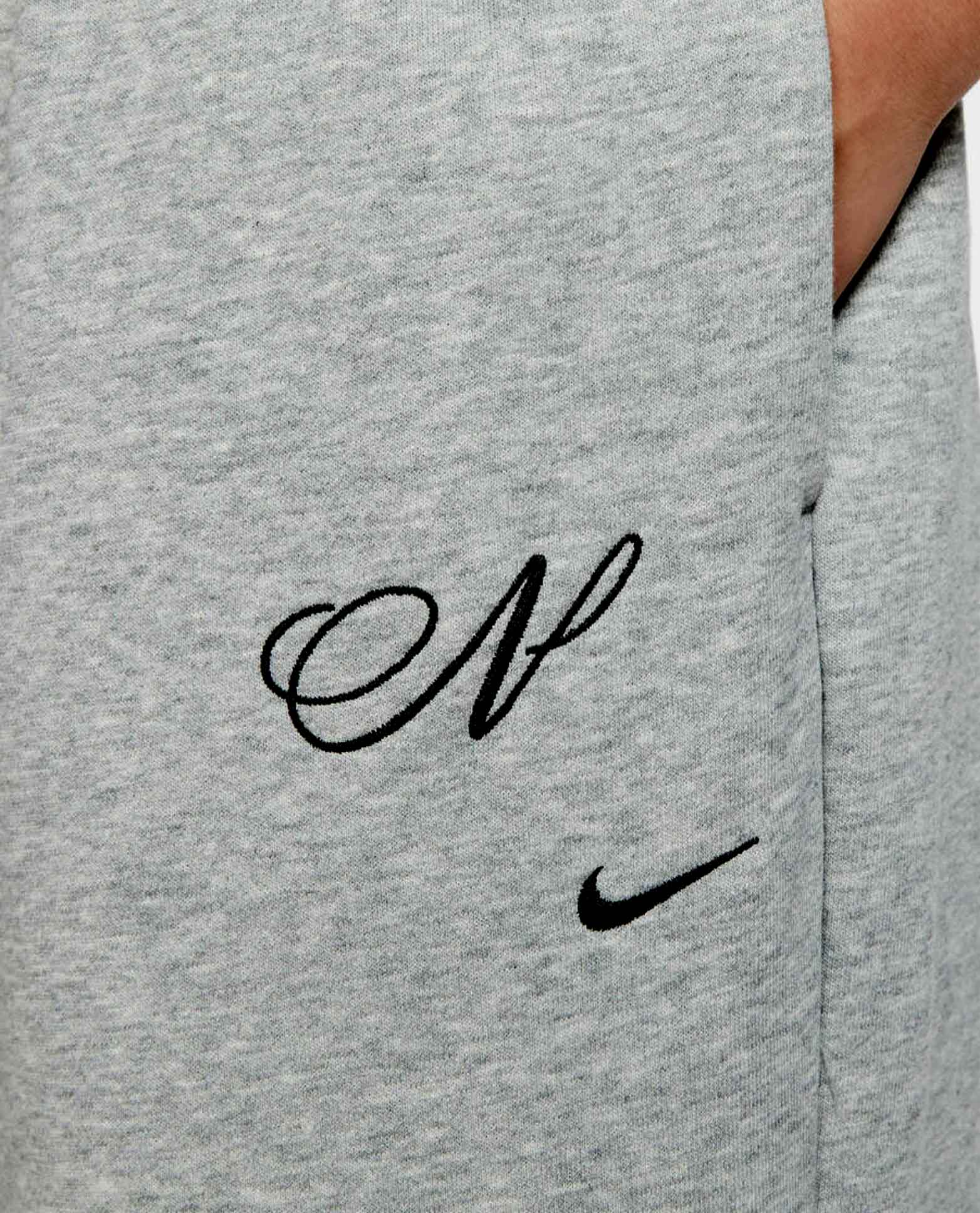 Szare joggersy damskie Nike Sportswear Icon S bok