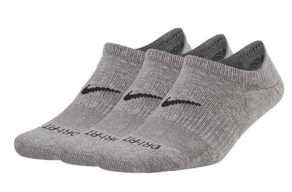 Szare skarpety Nike Everyday DH5463902 rozmiar M 38-42 z technologią Dri-FIT