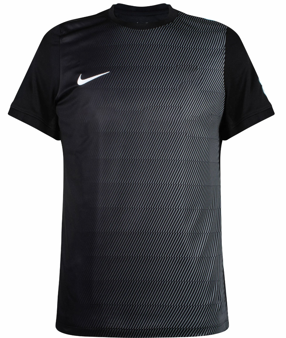 Czarna męska koszulka Nike Dri-FIT Slim Fit DH8435-011 XXL przód z siateczką na plecach