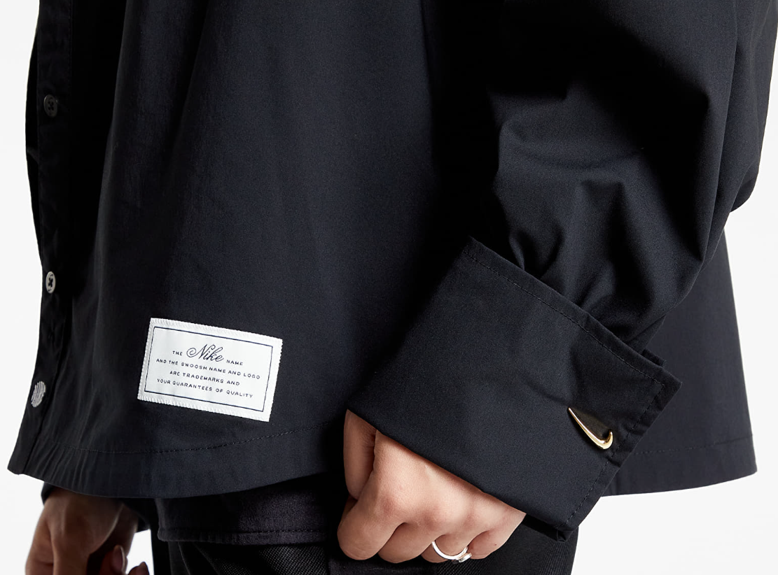 Czarna koszula Nike Icon Clash Long-Sleeve S – Widok szczegółów