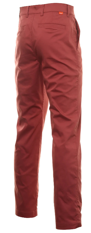 Męskie czerwone spodnie Nike Golf Chinos DA4130691 30/30 przód z technologią Dri-FIT