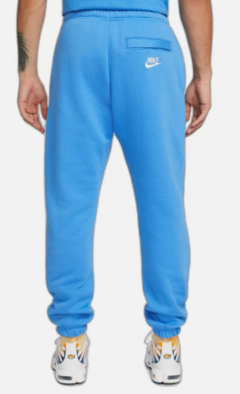Niebieskie joggery męskie Nike Sportswear Club DQ4081-435 M bok z kieszenią na zatrzask