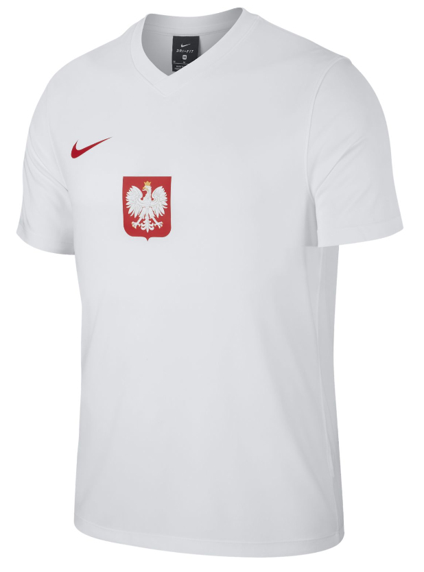 Biała koszulka męska Nike Polska Home/Away M detal