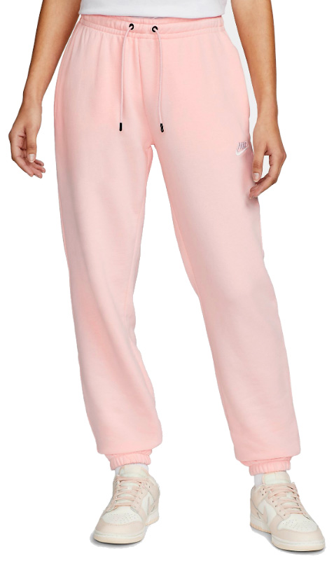 Spodnie dresowe damskie Nike Sportswear Loose Fit M różowe przód