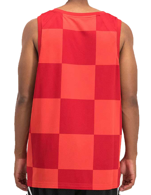 Czerwona koszulka Jordan Hrvatska CQ0141657 XXL detal logo drużyny