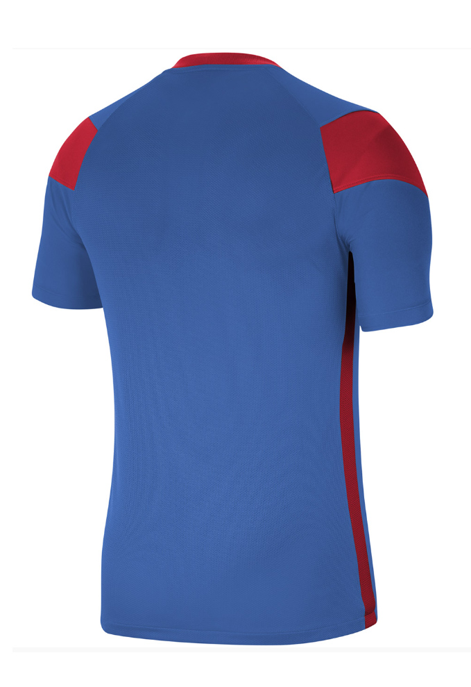 Niebieska koszulka treningowa junior Nike Park Derby III CW3833464 L 147-158 cm detal z siateczką