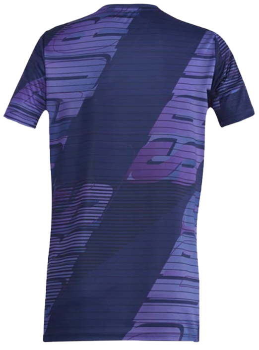 Niebieska koszulka junior Nike Tottenham 19/20 AO7760429 S 128-137 cm detal z siateczką