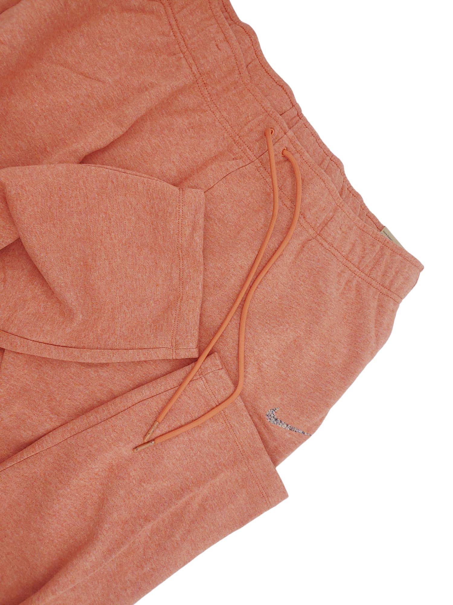 Spodnie dresowe damskie Nike Sportswear Essentials 1X pomarańczowe przód