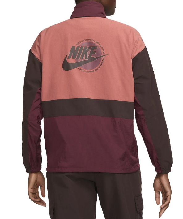 Kurtka damska Nike NSW Revolution bordowa XS FB2187-638 tył