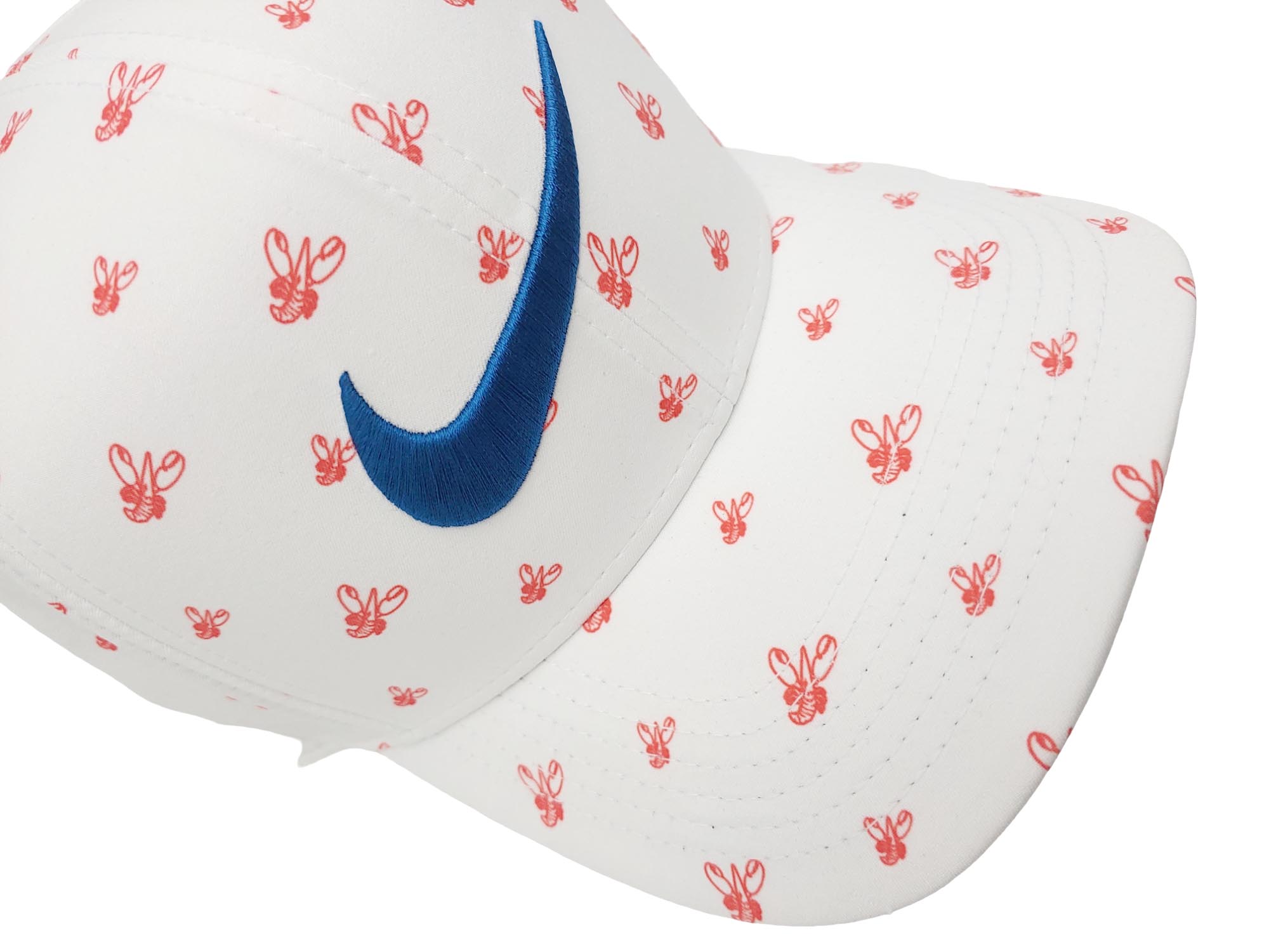 Biała czapka Nike AeroBill Classic 99 DH1966100 z nadrukiem homara