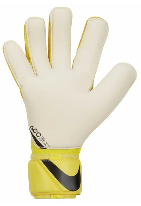 Żółte rękawice bramkarskie Nike Vapor Grip3 CN5650765 rozmiar 11 detal regulowanego paska