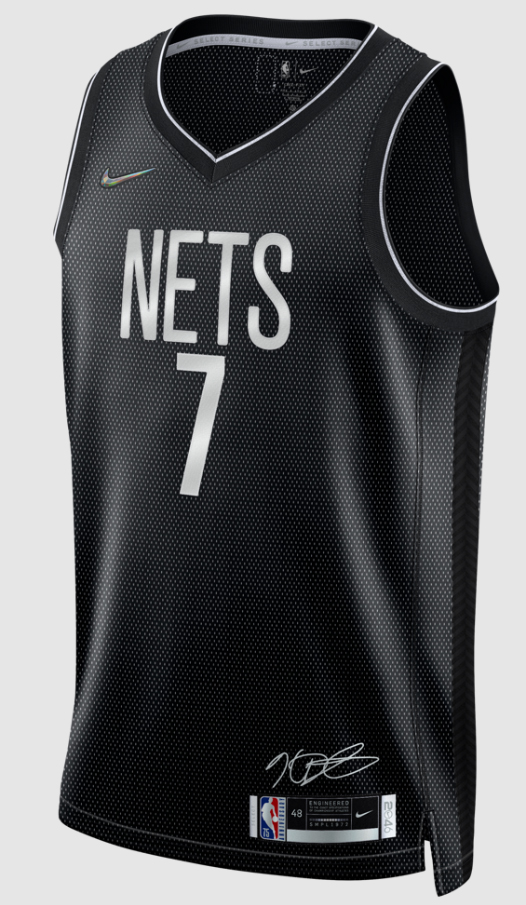 Czarna koszulka NBA Nets Kevin Durant DH8057010 M Select MVP Edition
