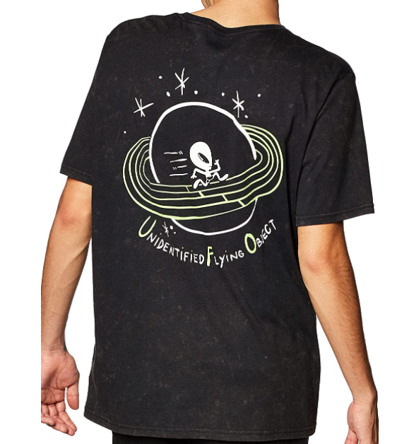 Czarna męska koszulka Under Armour Run Flying Fitted HeatGear 1361481001 L przód