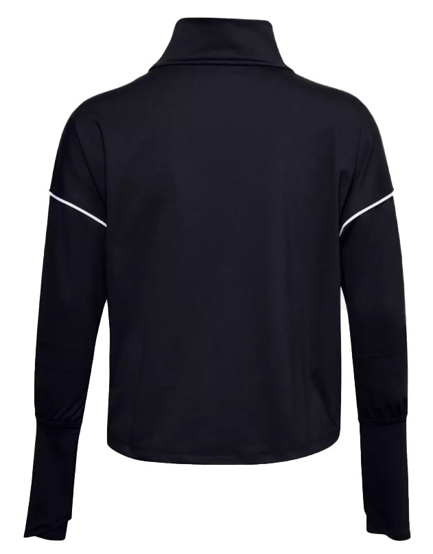 Czarna bluza damska Under Armour ColdGear SM bok z technologią RUSH