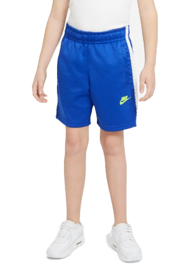Niebieskie spodenki juniorskie Nike Sportswear DJ4013480 XS z białymi lampasami
