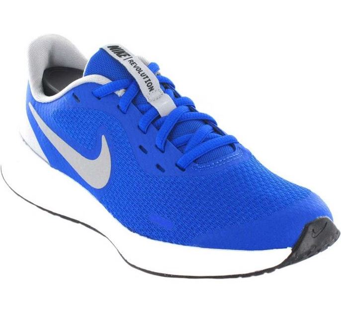 Niebieskie młodzieżowe sneakersy Nike Revolution 5 GS BQ5671-403 r. 35,5 z piankową podeszwą