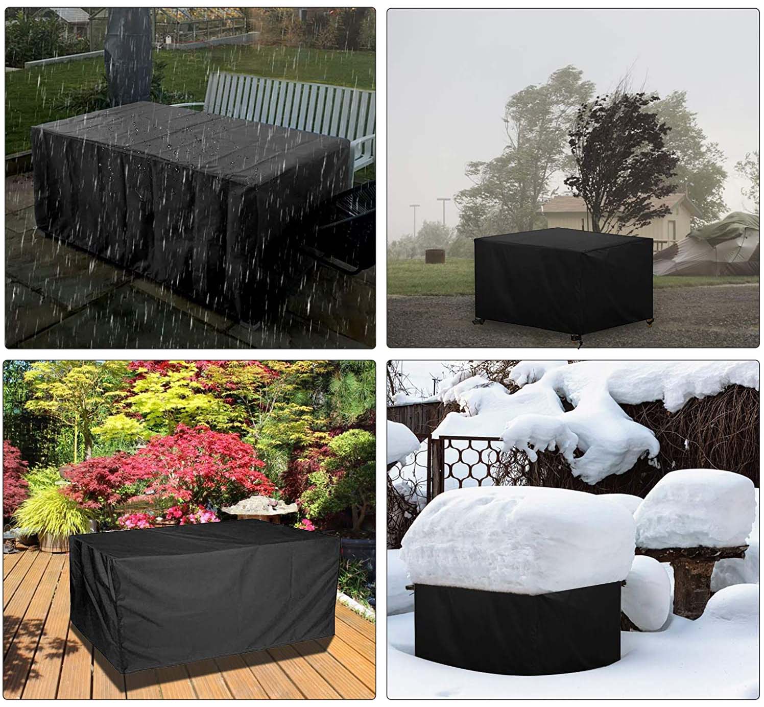 InnooTech IN11-B002 pokrowiec na meble ogrodowe detal