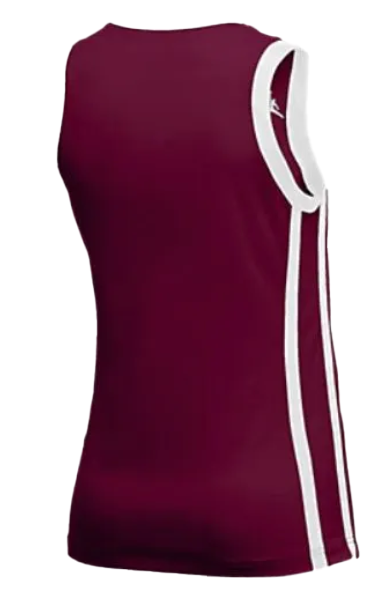 Top damski Nike Air Jordan bordowy M Dri-FIT detal