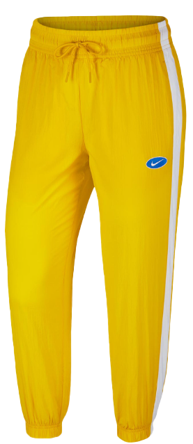 Damskie spodnie dresowe Nike NSW Swoosh BV3553-743 żółte przód