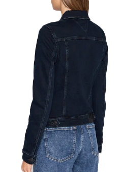 Damska kurtka Tommy Hilfiger DW0DW10664 granatowa M detal