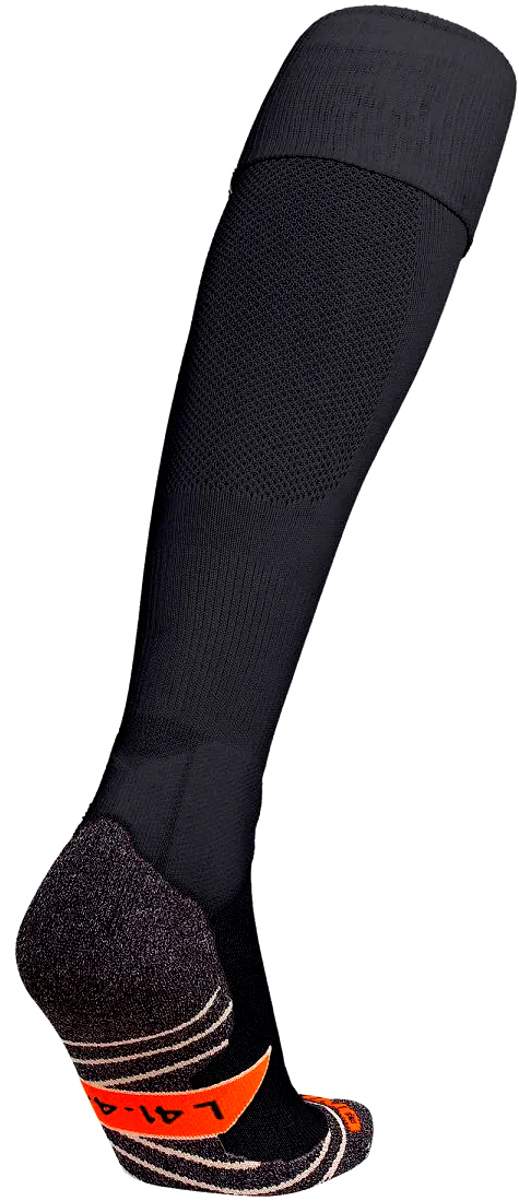 Czarne getry piłkarskie Stanno Forza rozmiar 36-40 detal siatkowej konstrukcji