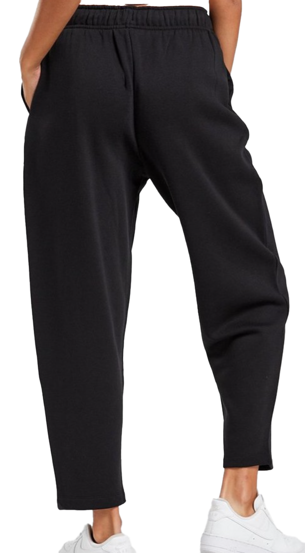 Czarne damskie spodnie dresowe Nike Fleece DD5636-010 XS – widok z przodu