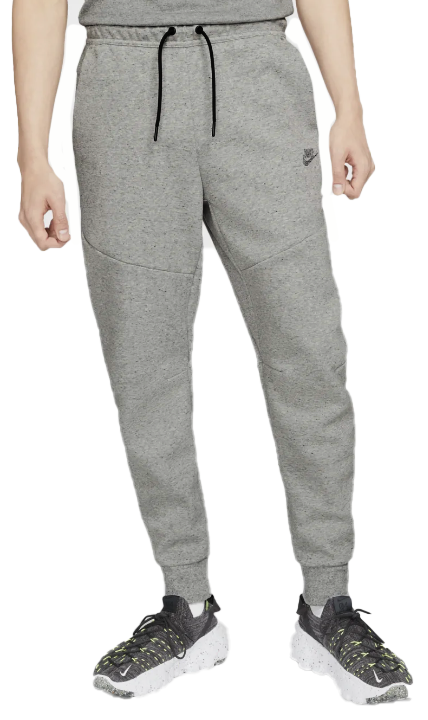 Szare joggery męskie Nike Sportswear Tech Fleece DD4706-010 XS przód z taśmą Nike Grind
