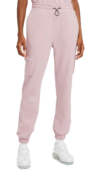 Różowe spodnie Nike CZ8905-645 XS przód z kieszeniami bojówek