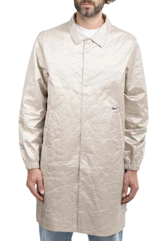 Beżowa kurtka męska Nike Style Essentials DH7847236 M bok z kieszeniami