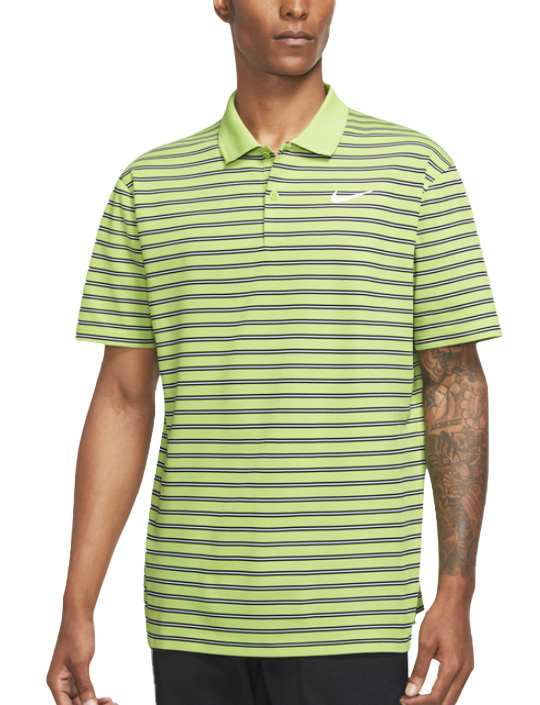 Zielona koszulka polo Nike Victory Striped DH0829-332 XL z paskami