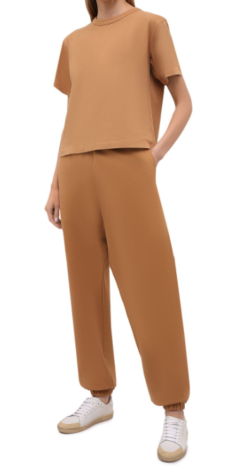 Brązowa koszulka Calvin Klein K20K203539 S - detal