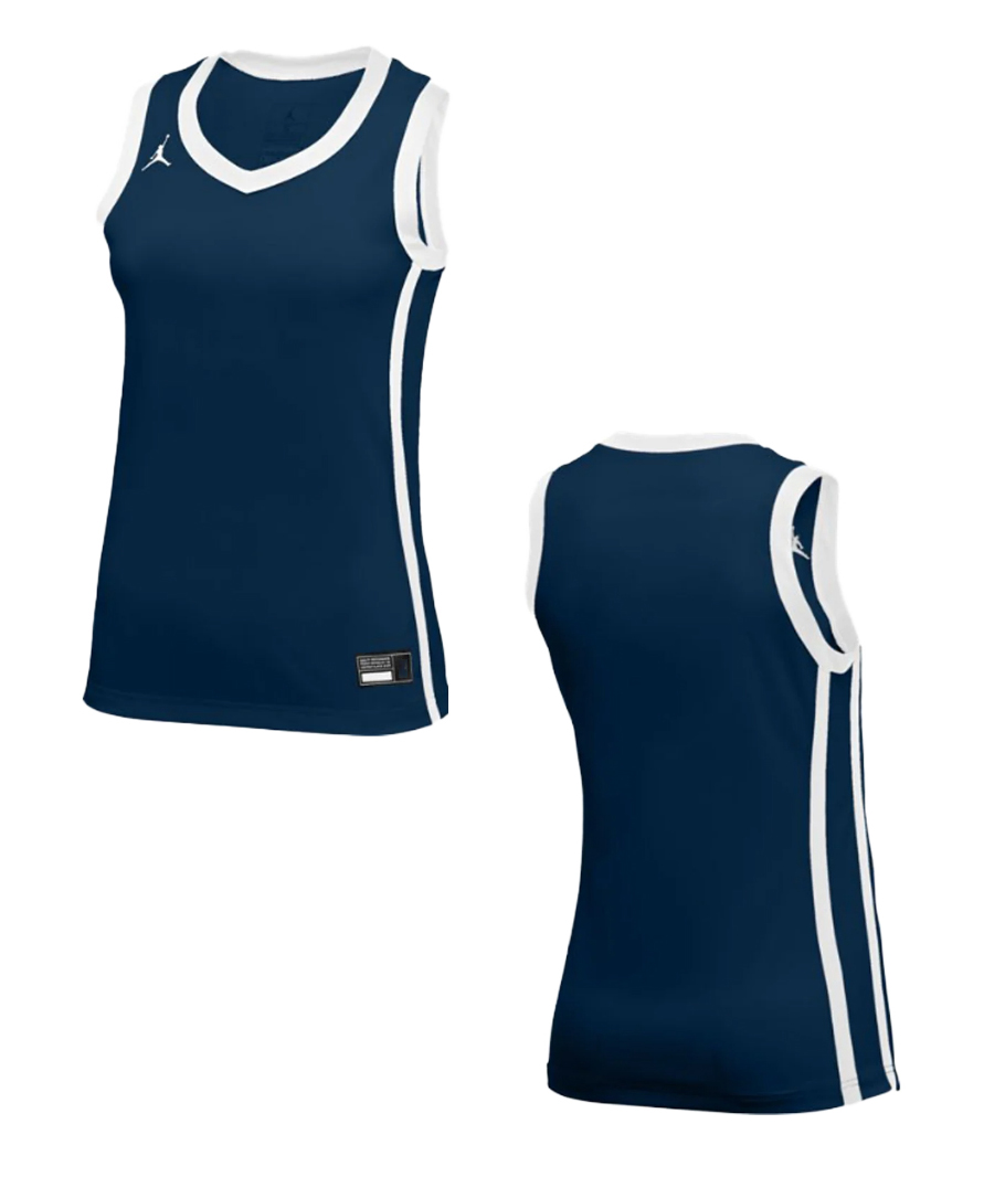 Top damski Nike Air Jordan granatowy XL Dri-FIT przód