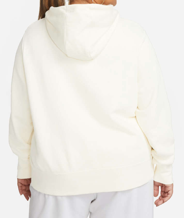 Biała bluza damska Nike DV5088100 3X bok z logo