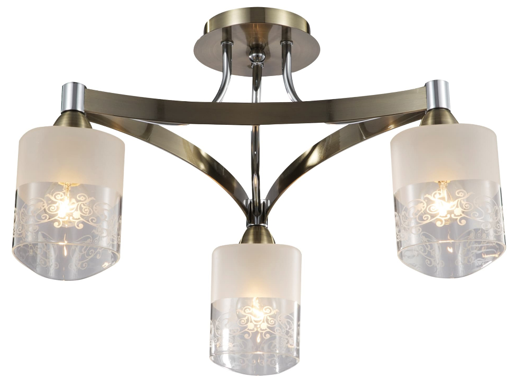 Żyrandol Maytoni Tasmania brąz chrom RC003-CL-03-R E14