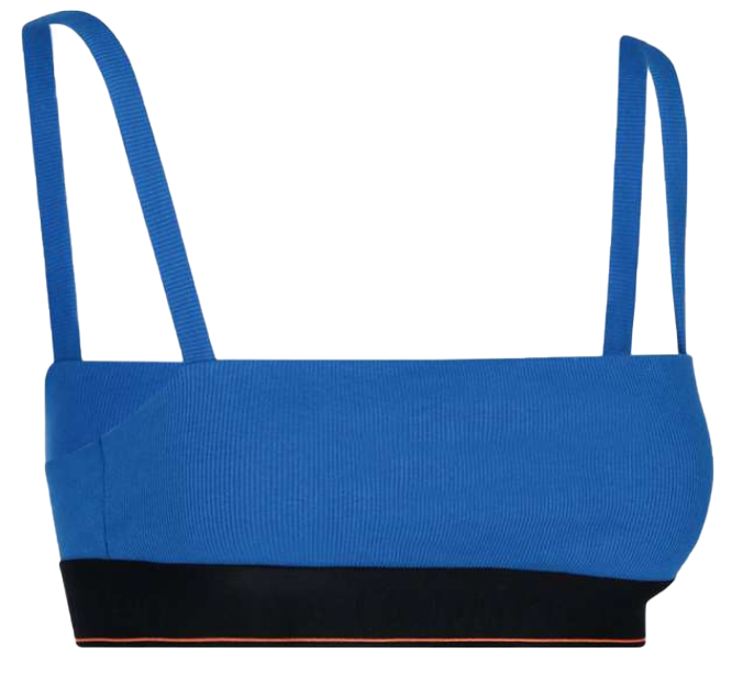 Biustonosz damski Calvin Klein Braletka niebieski XS 0040109WAE przód