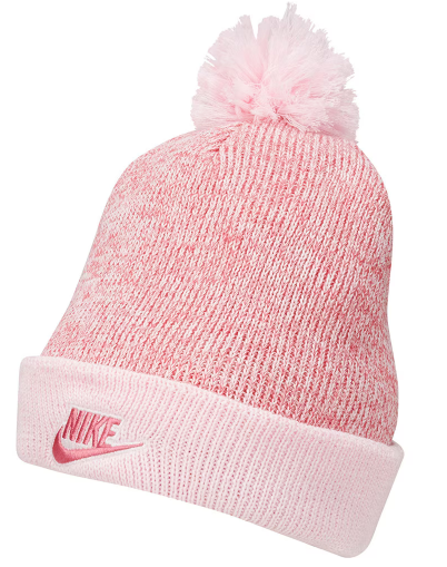 Różowa czapka Nike Sportswear DM8451663 dla juniorek z pomponem