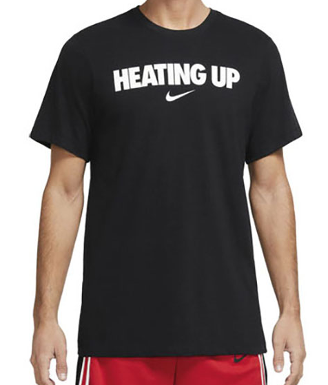 Czarna męska koszulka Nike Tee Dri-FIT DV1216-010 S przód z logo Nike