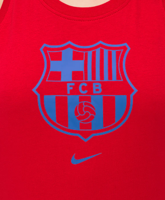 Czerwony top damski Nike FC Barcelona XS przód