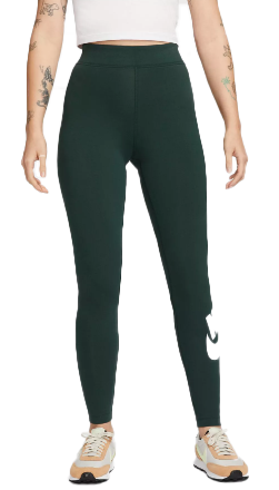 Legginsy damskie Nike Sportswear Essential zielone XXS przód