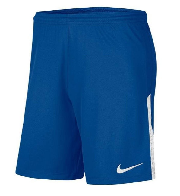 Niebieskie męskie spodenki Nike League Knit II BV6852-477 XL przód z logo