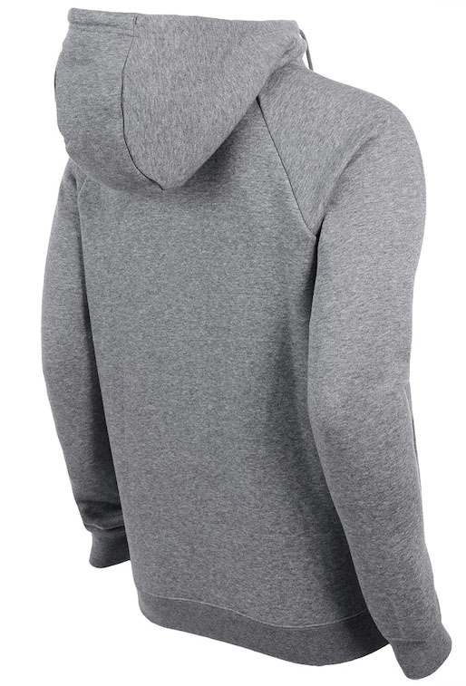 Szara damska bluza Nike AJ7339-091 M z przodu, z kapturem i rozpinanym zamkiem