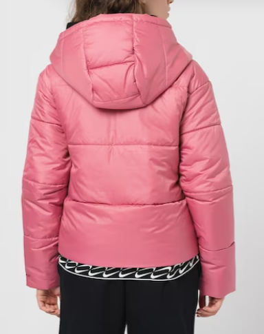 Damska różowa kurtka Nike NSW Therma-FIT Repel DJ6997-667 M bok z kieszeniami na zamek